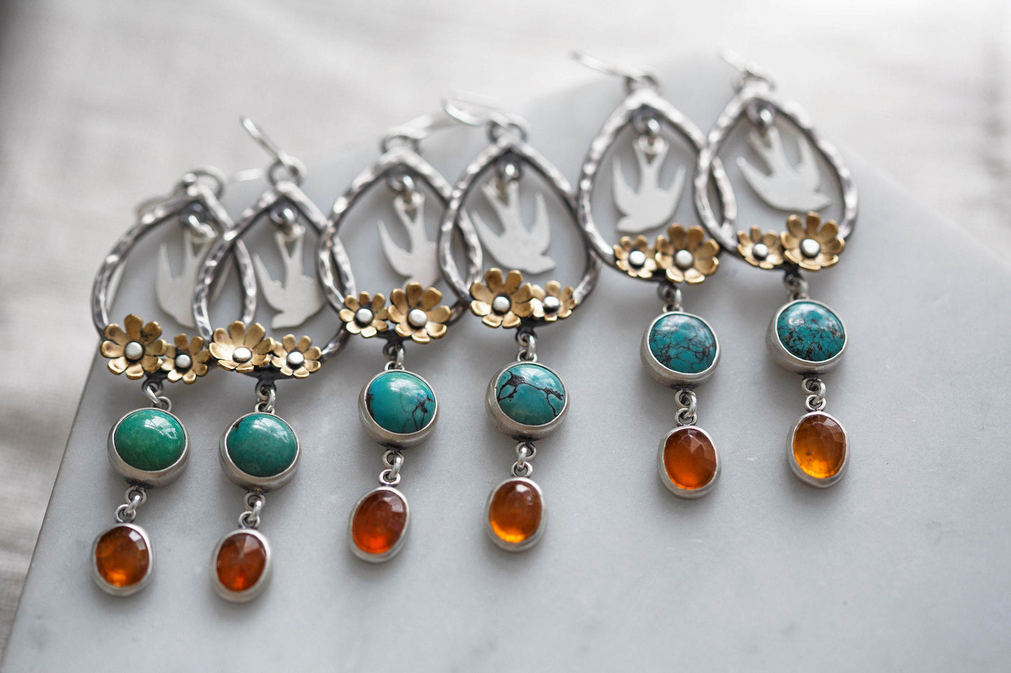 Lilting Bower Earrings  |  Made to Order