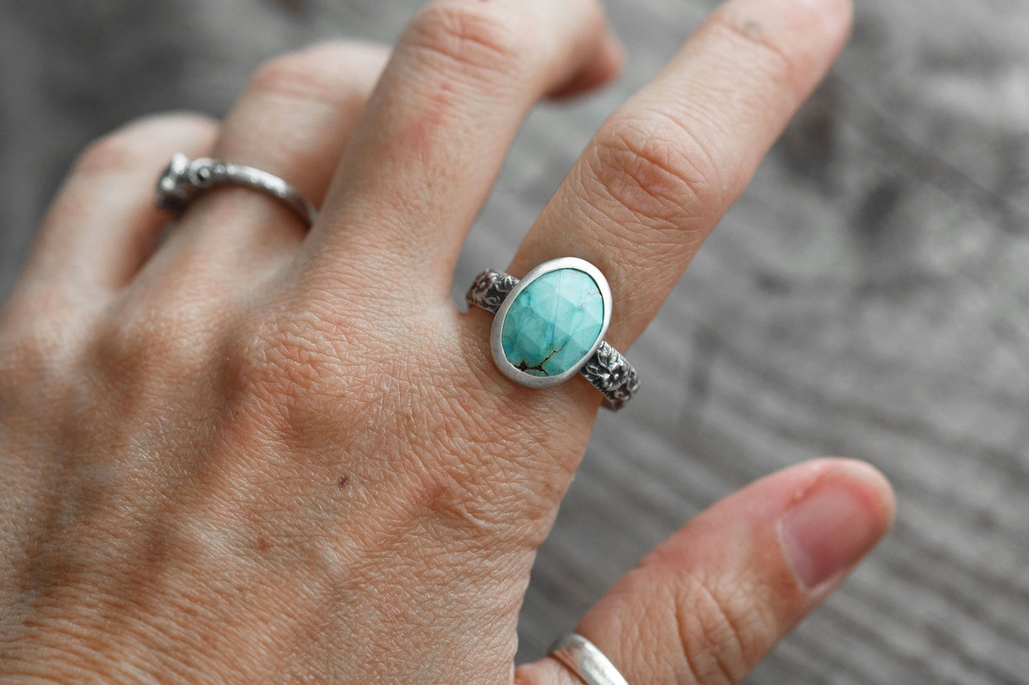 Size 10.5  |  Wind Flower Ring  | #1