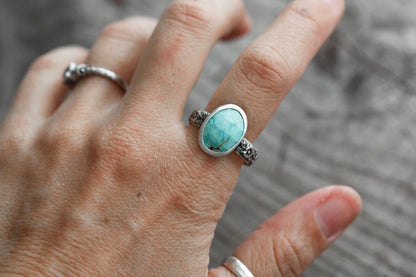 Size 10.5  |  Wind Flower Ring  | #1