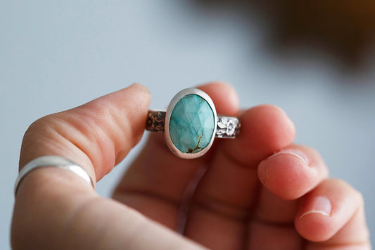 Size 10.5  |  Wind Flower Ring  | #1