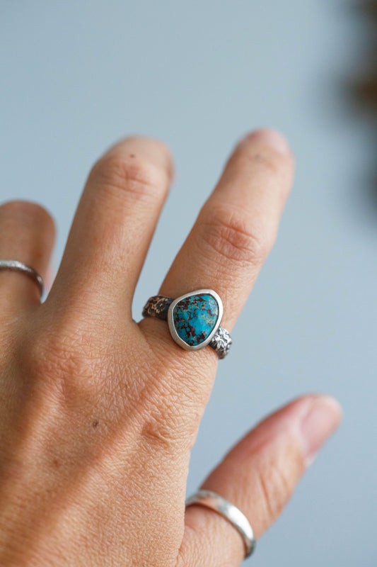 Size 7.5  |  Wind Flower Ring  | #7