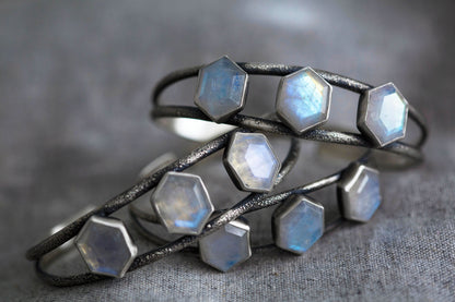 SM/MED  |  Moonshine Cuff Bracelet (lighter gauge)  |  #4