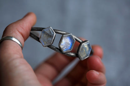 XS  |  Moonshine Cuff Bracelet (heavier gauge)  |  #1