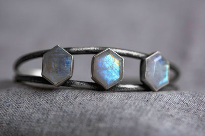 MED/LG  |  Moonshine Cuff Bracelet (heavier gauge)  |  #2