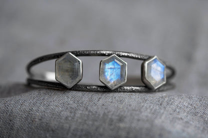 MED/LG  |  Moonshine Cuff Bracelet (heavier gauge)  |  #3