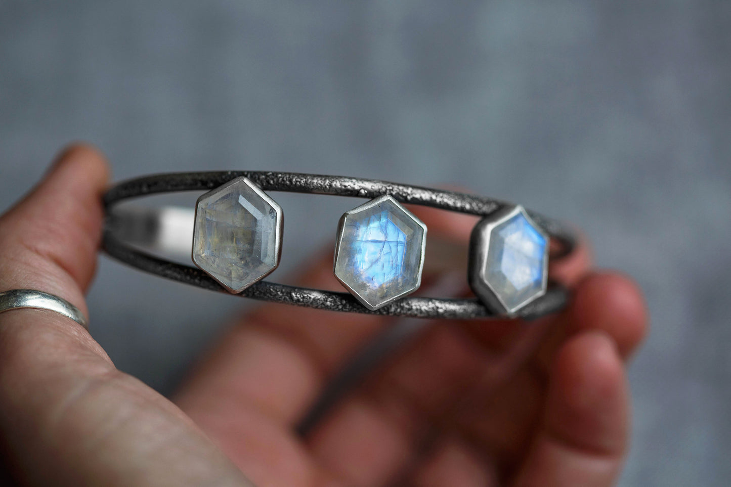 MED/LG  |  Moonshine Cuff Bracelet (heavier gauge)  |  #3