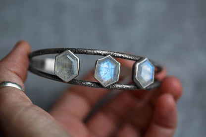 MED/LG  |  Moonshine Cuff Bracelet (heavier gauge)  |  #3