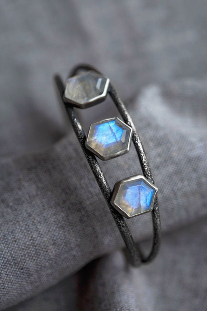 MED/LG  |  Moonshine Cuff Bracelet (heavier gauge)  |  #3