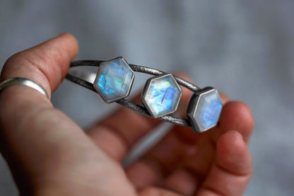 SM/MED  |  Moonshine Cuff Bracelet (lighter gauge)  |  #4