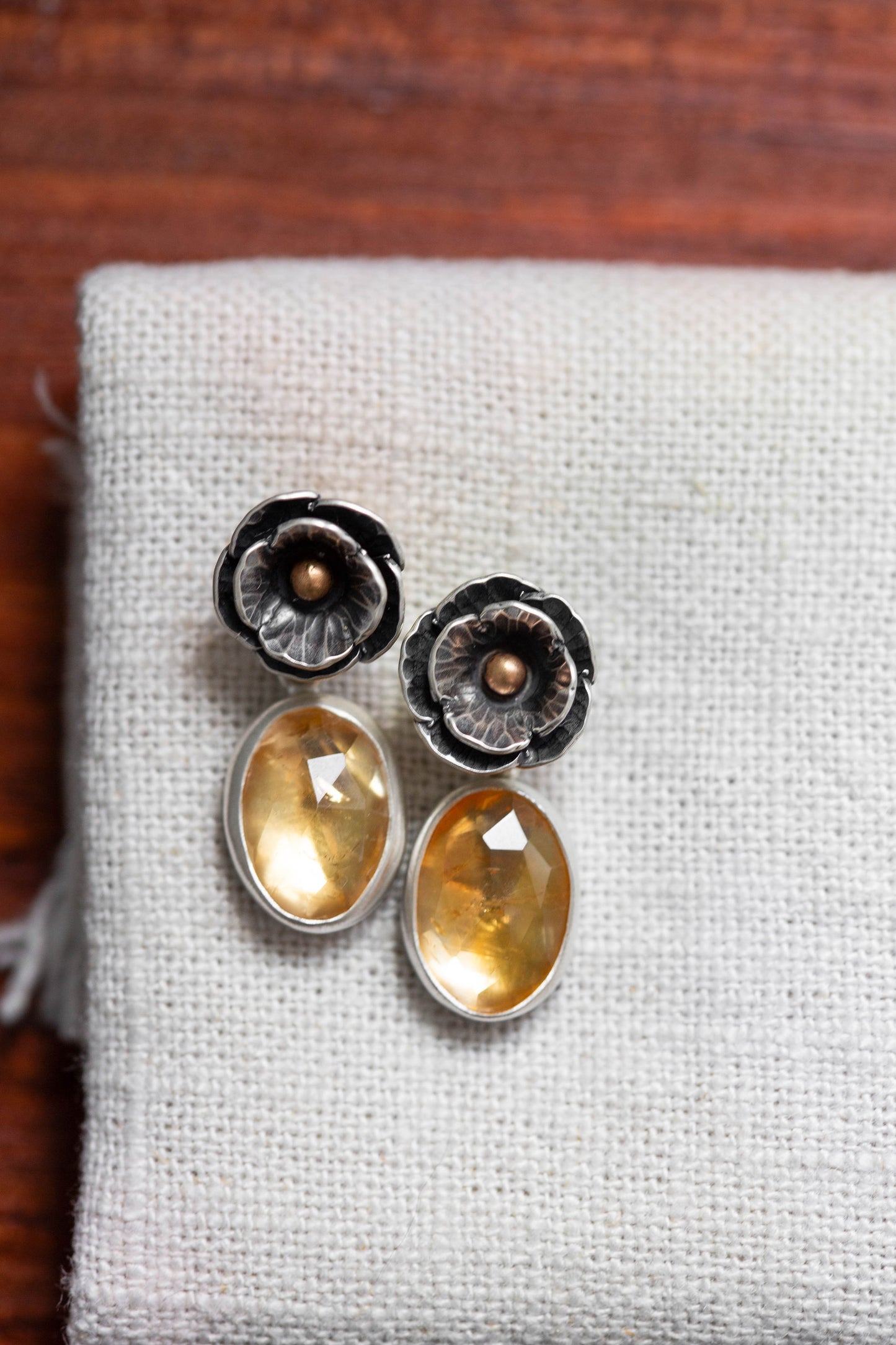 August Gold Stud Earrings | #3