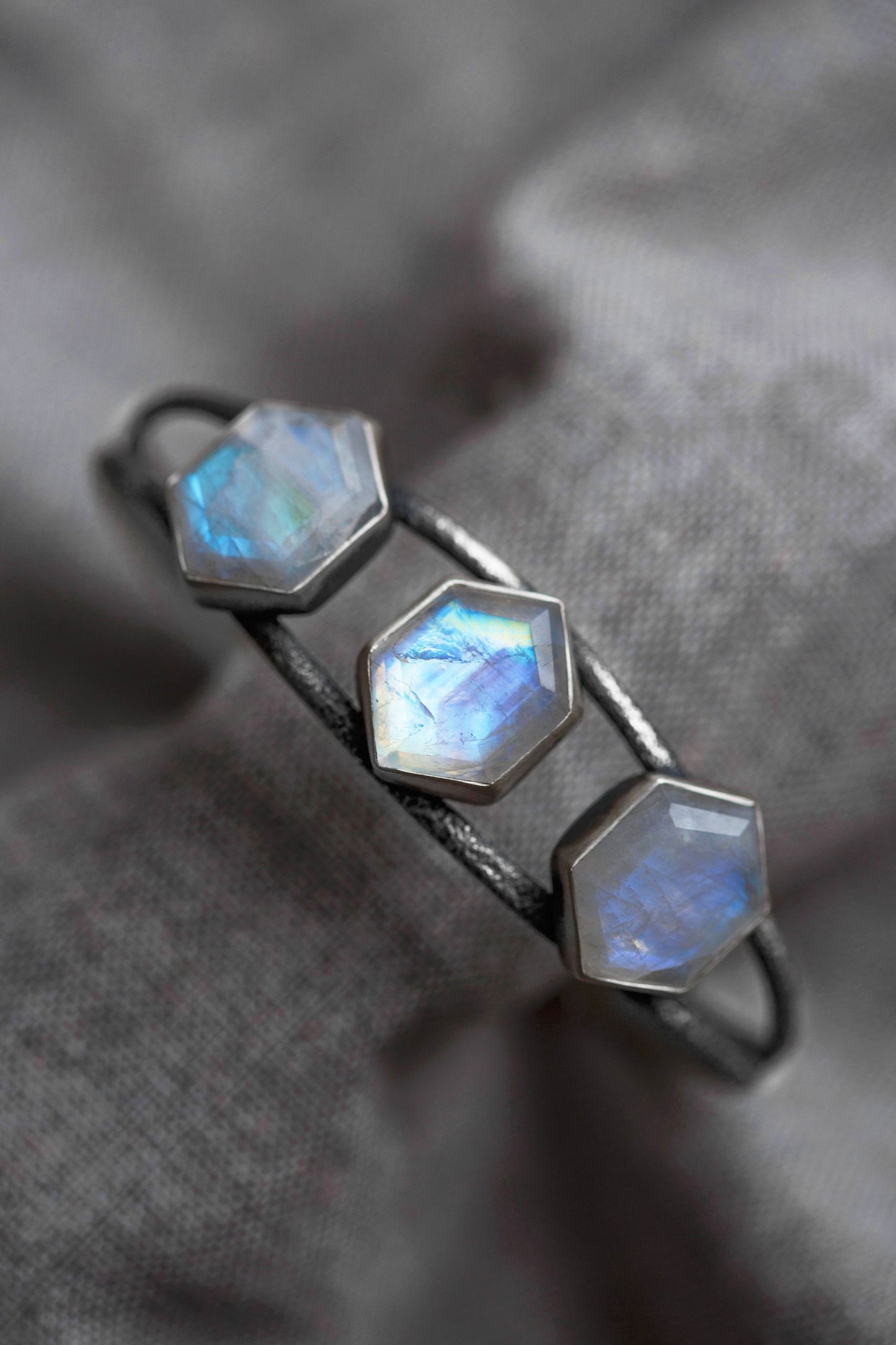 SM/MED  |  Moonshine Cuff Bracelet (lighter gauge)  |  #4