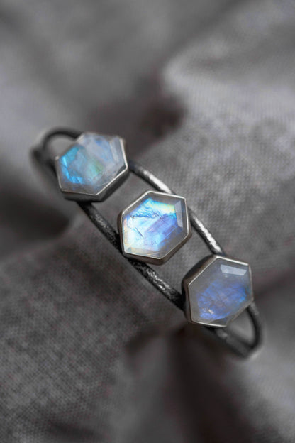 SM/MED  |  Moonshine Cuff Bracelet (lighter gauge)  |  #4