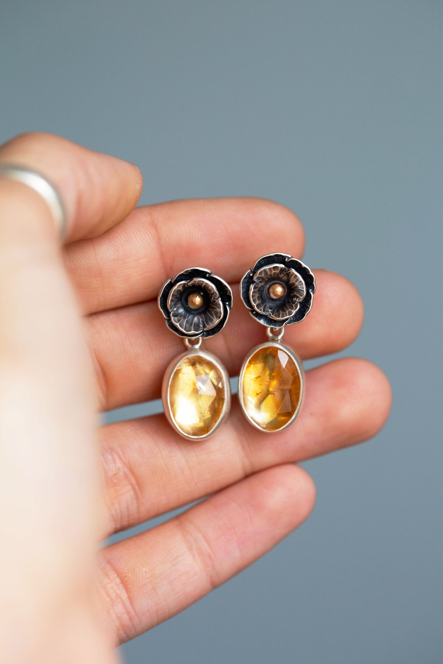 August Gold Stud Earrings | #3