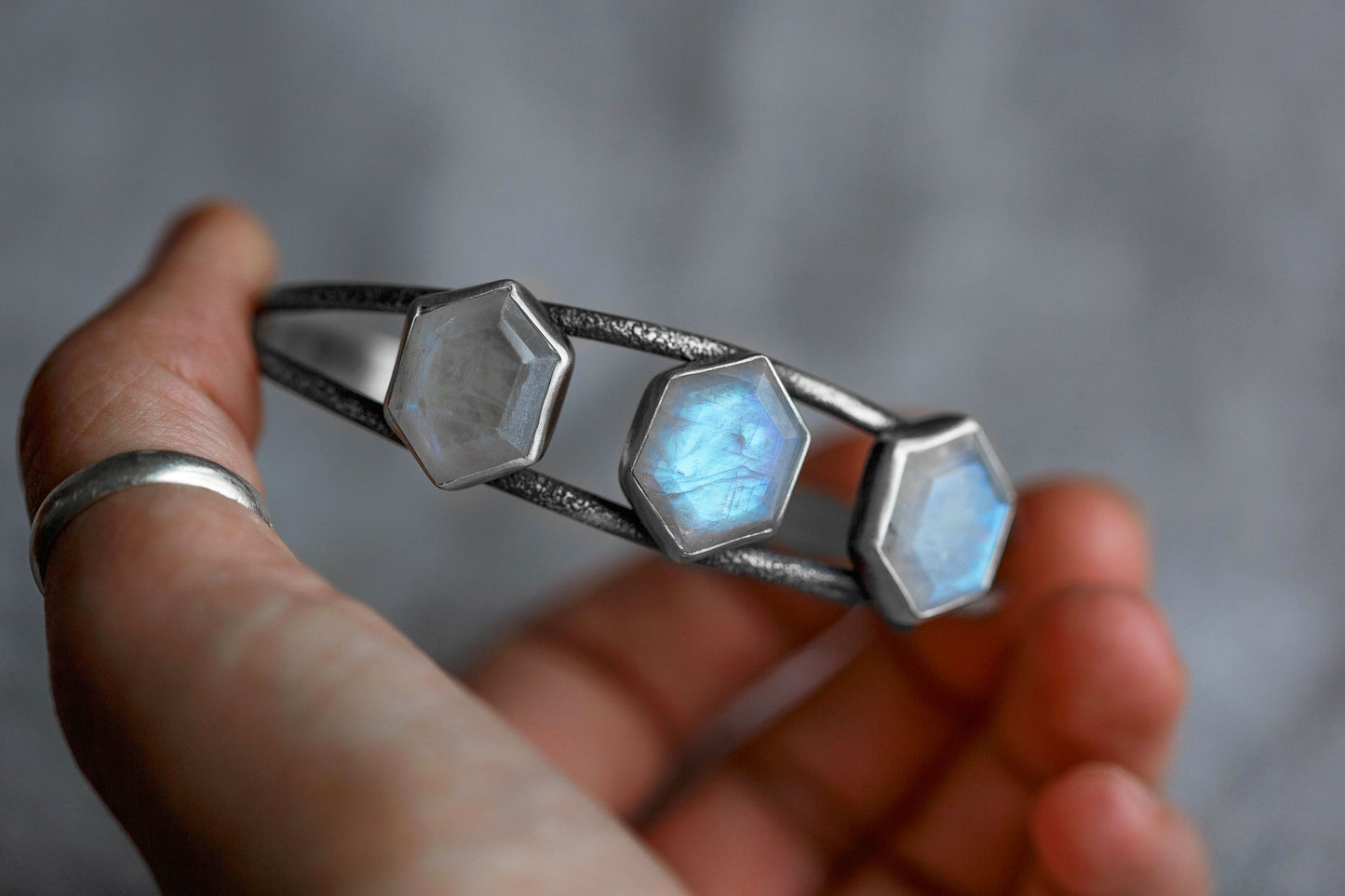 SM/MED  |  Moonshine Cuff Bracelet (lighter gauge)  |  #5