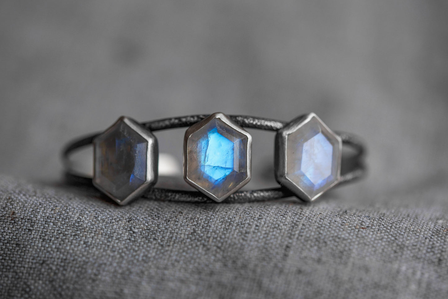 SM/MED  |  Moonshine Cuff Bracelet (lighter gauge)  |  #6