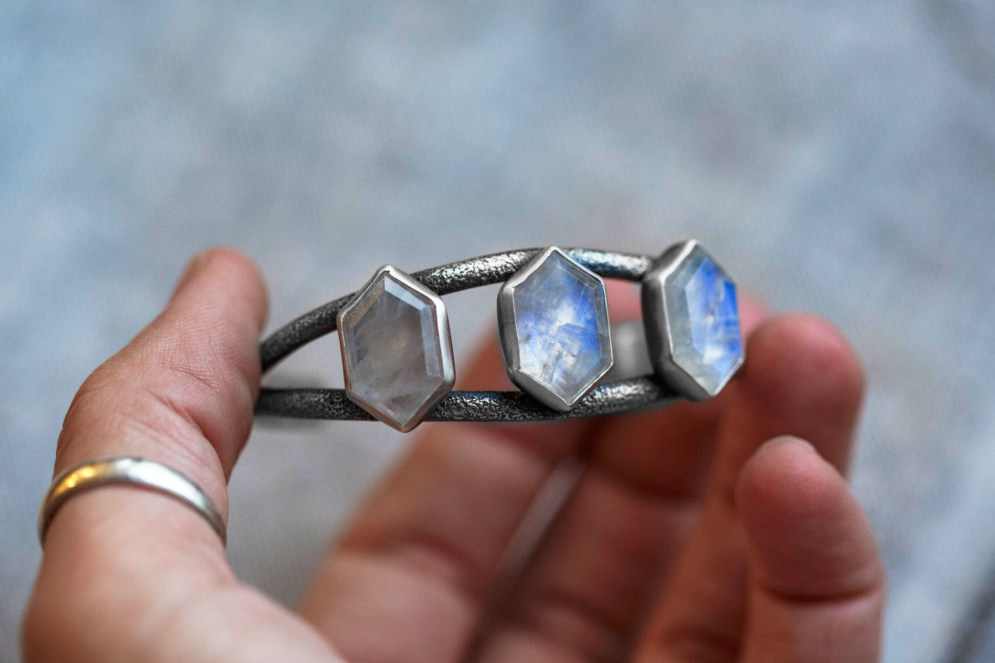 XS  |  Moonshine Cuff Bracelet (heavier gauge)  |  #7