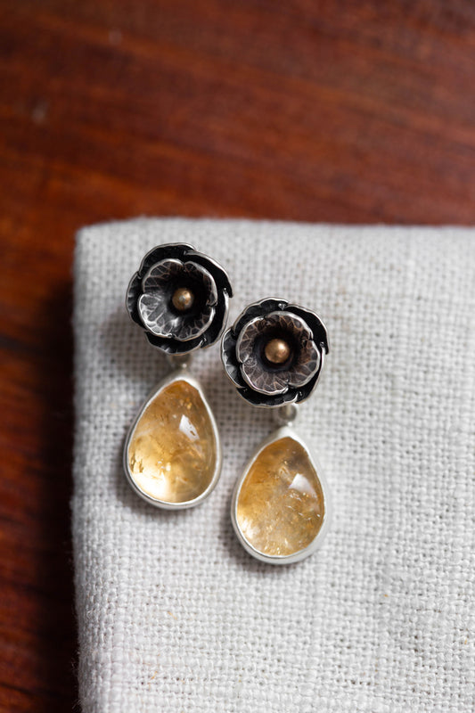 August Gold Stud Earrings | #7