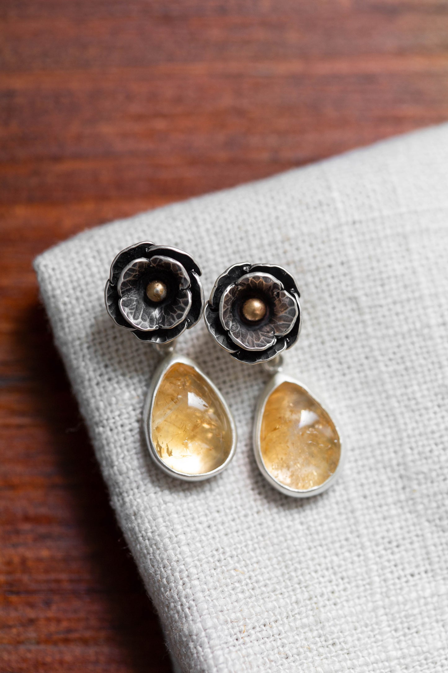 August Gold Stud Earrings | #7