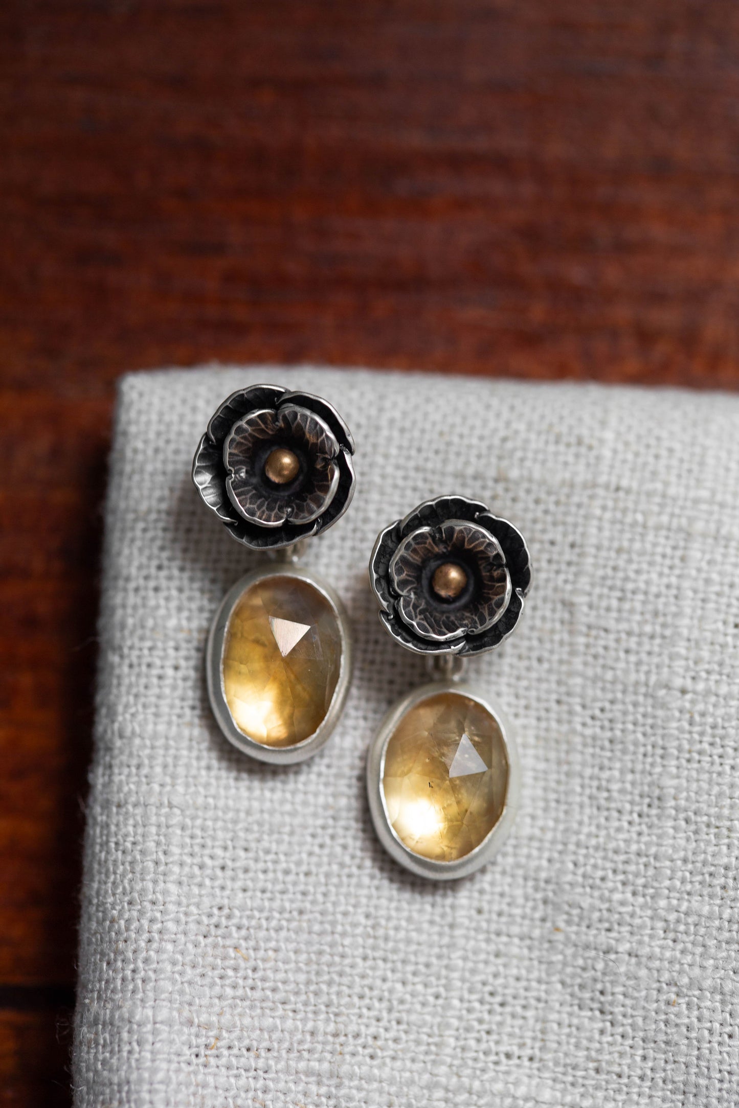 August Gold Stud Earrings | #9