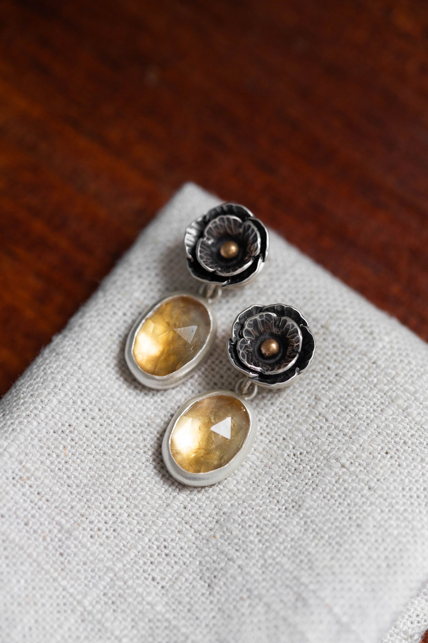 August Gold Stud Earrings | #9