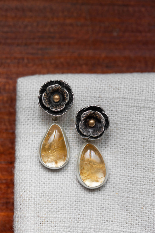 August Gold Stud Earrings | #10