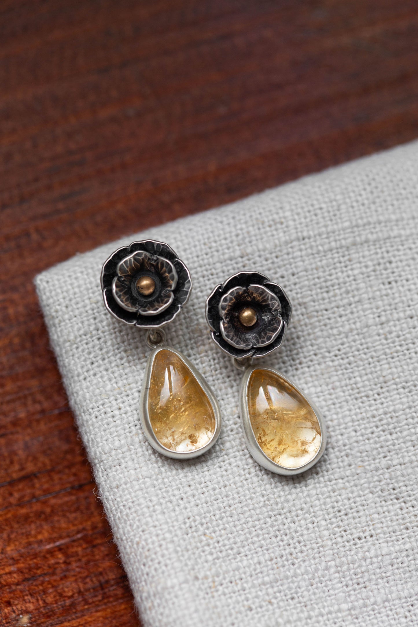 August Gold Stud Earrings | #10