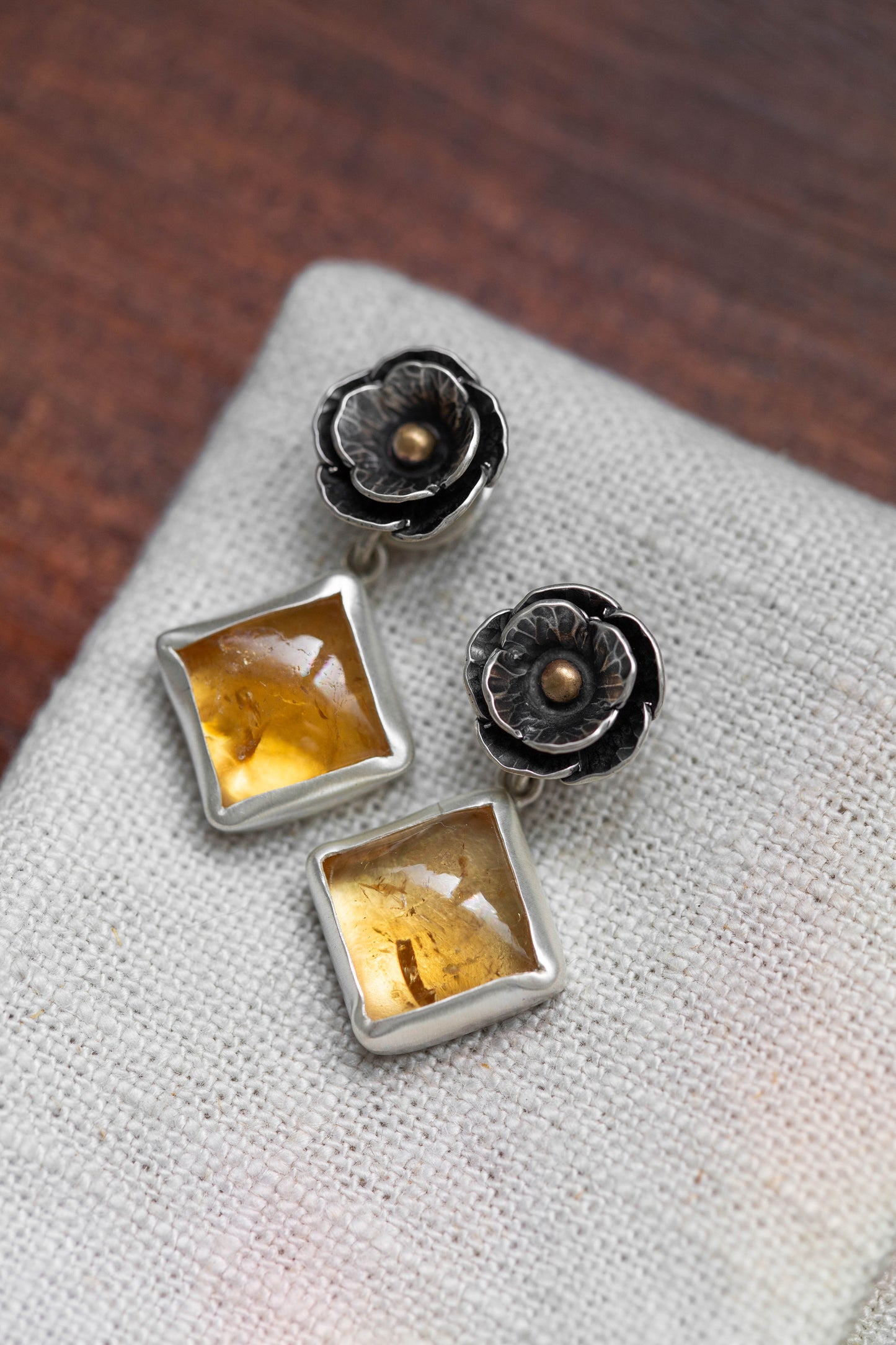 August Gold Stud Earrings | #11