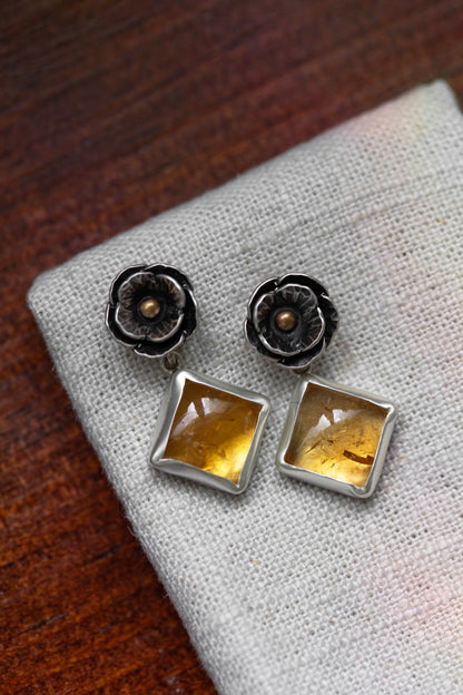 August Gold Stud Earrings | #11