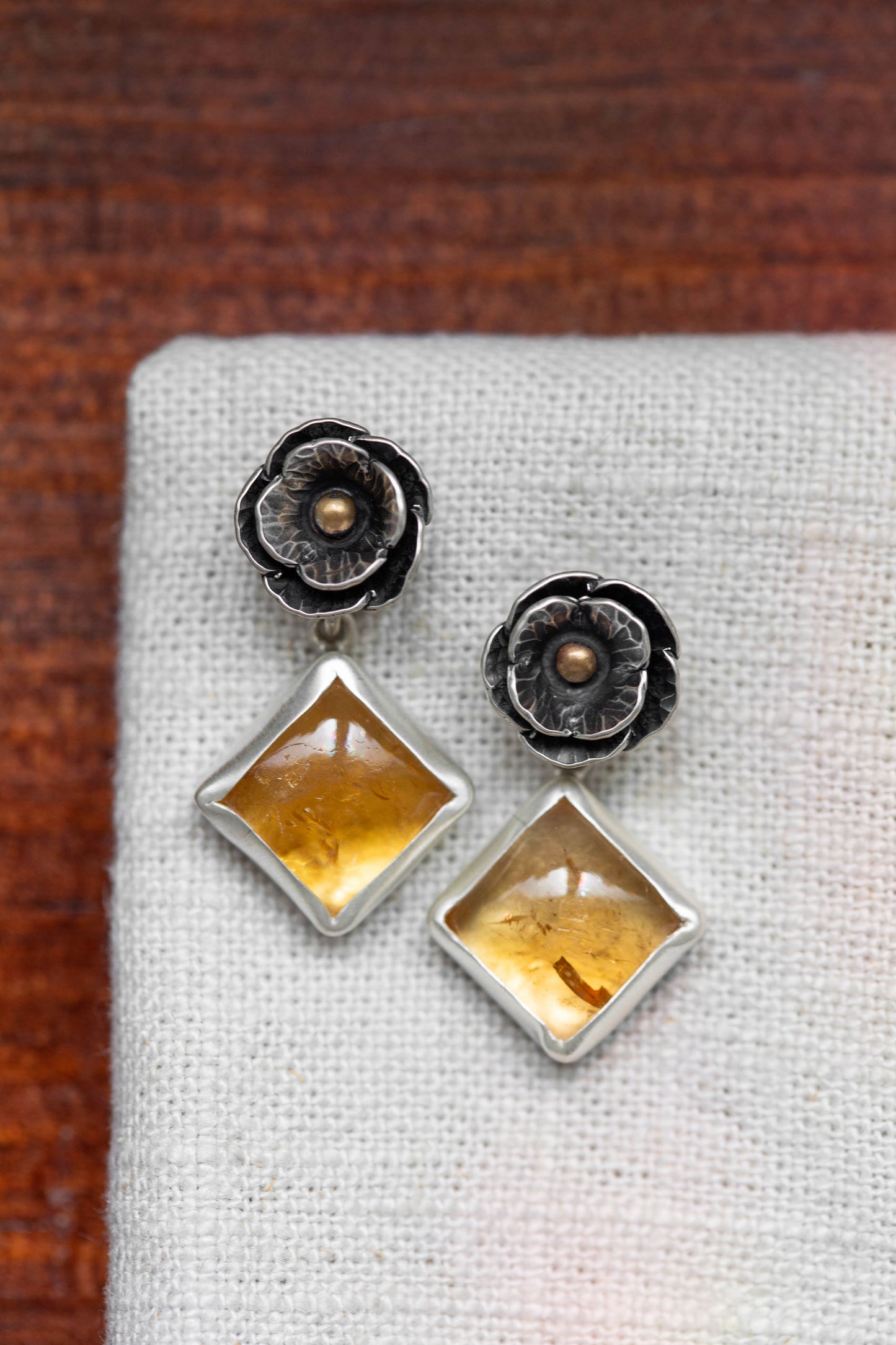 August Gold Stud Earrings | #11