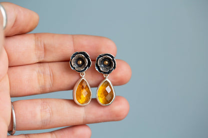 August Gold Stud Earrings | #12