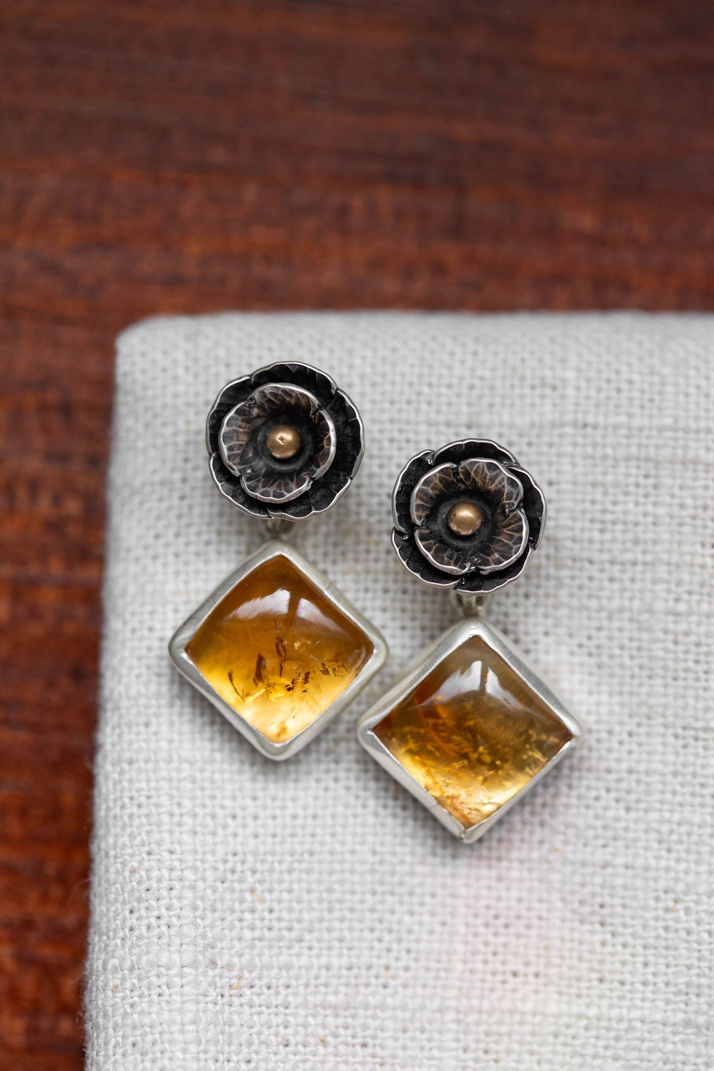 August Gold Stud Earrings | #13