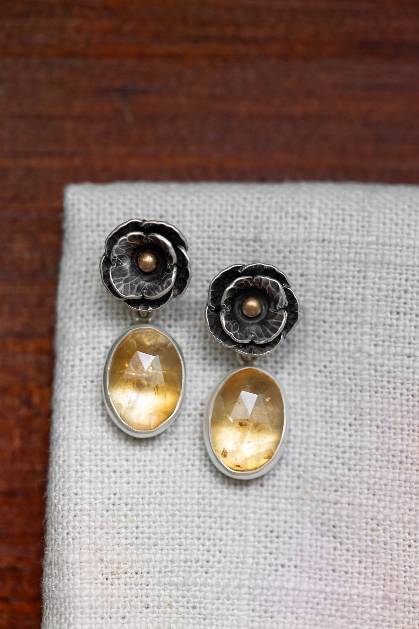 August Gold Stud Earrings | #16