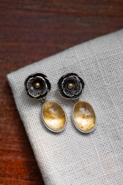 August Gold Stud Earrings | #16