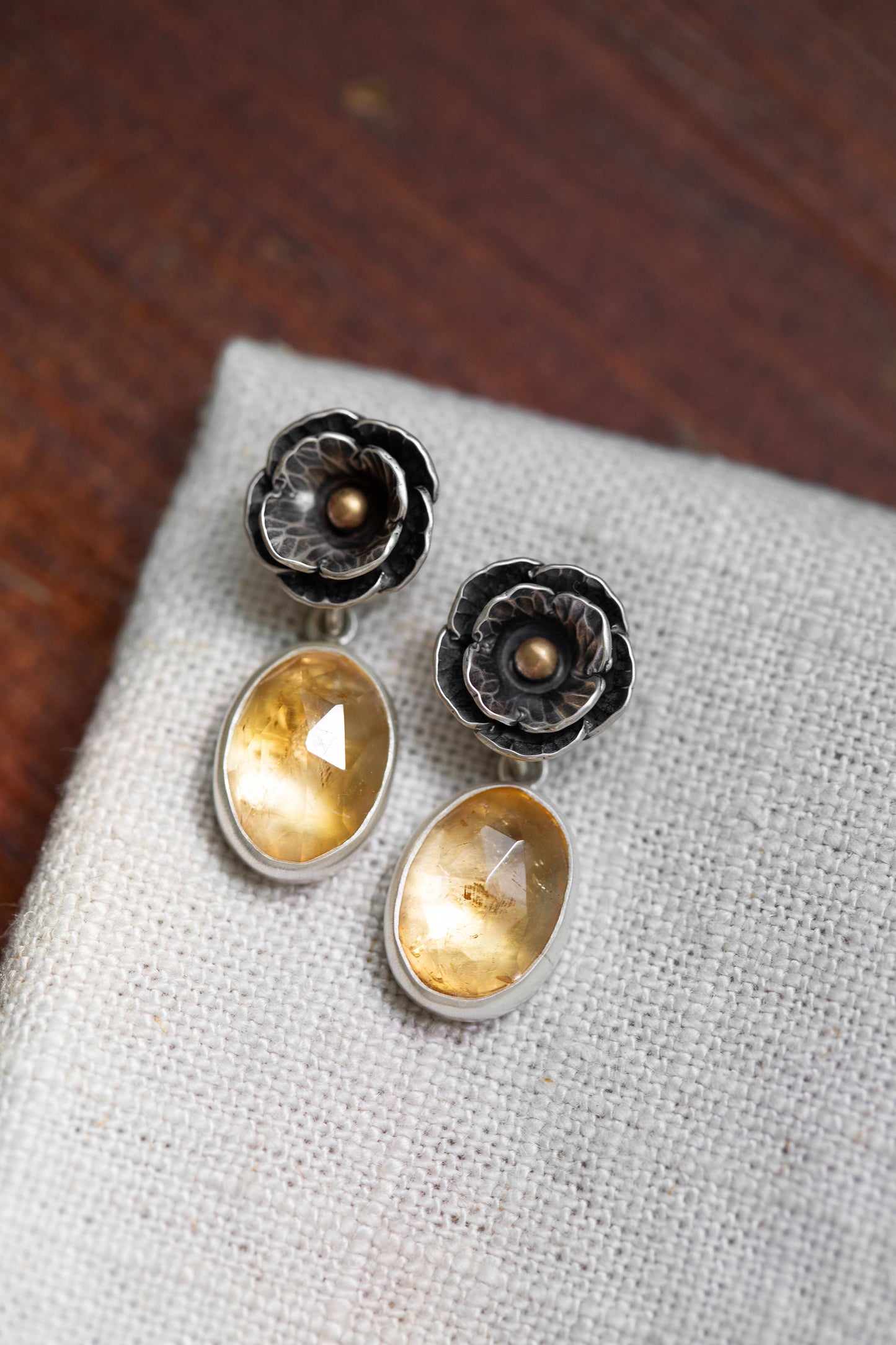 August Gold Stud Earrings | #16