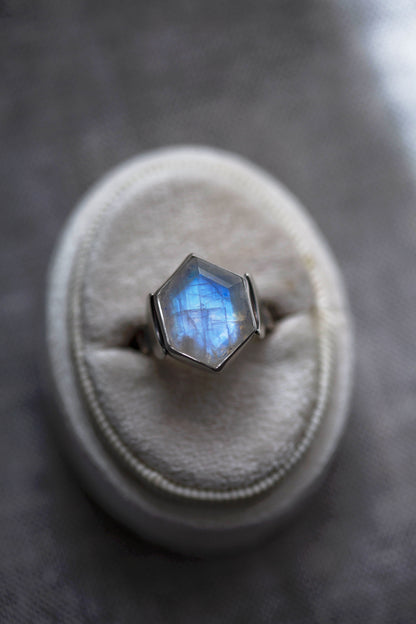 RESERVED FOR HEATHER - Size 7.5  |  Snow Moon Ring