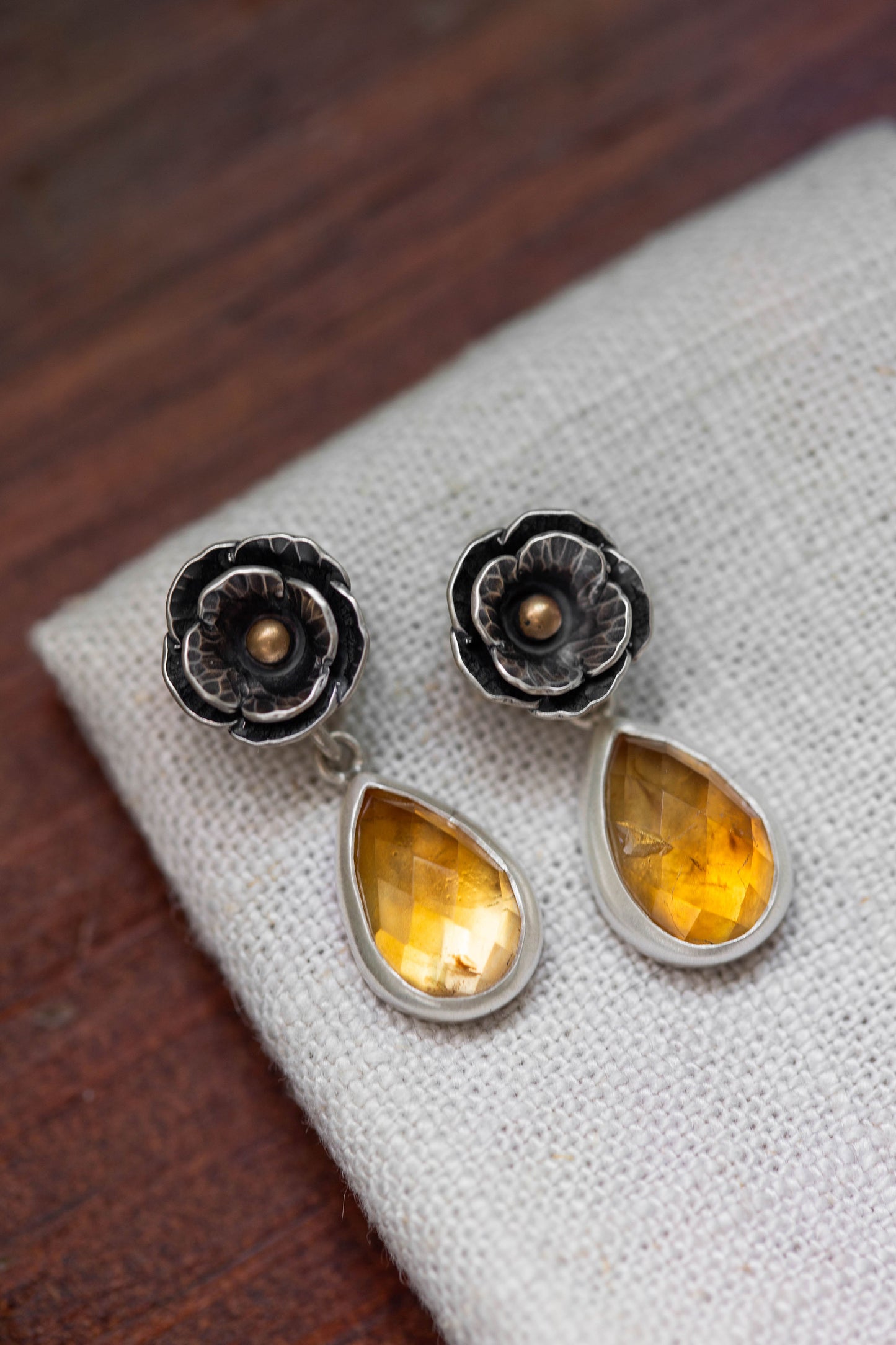 August Gold Stud Earrings | #17