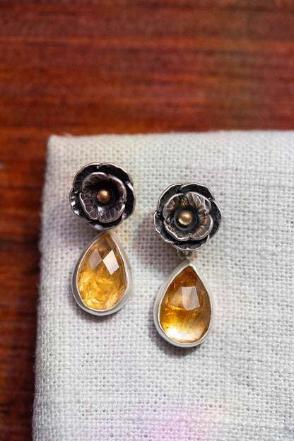 August Gold Stud Earrings | #21