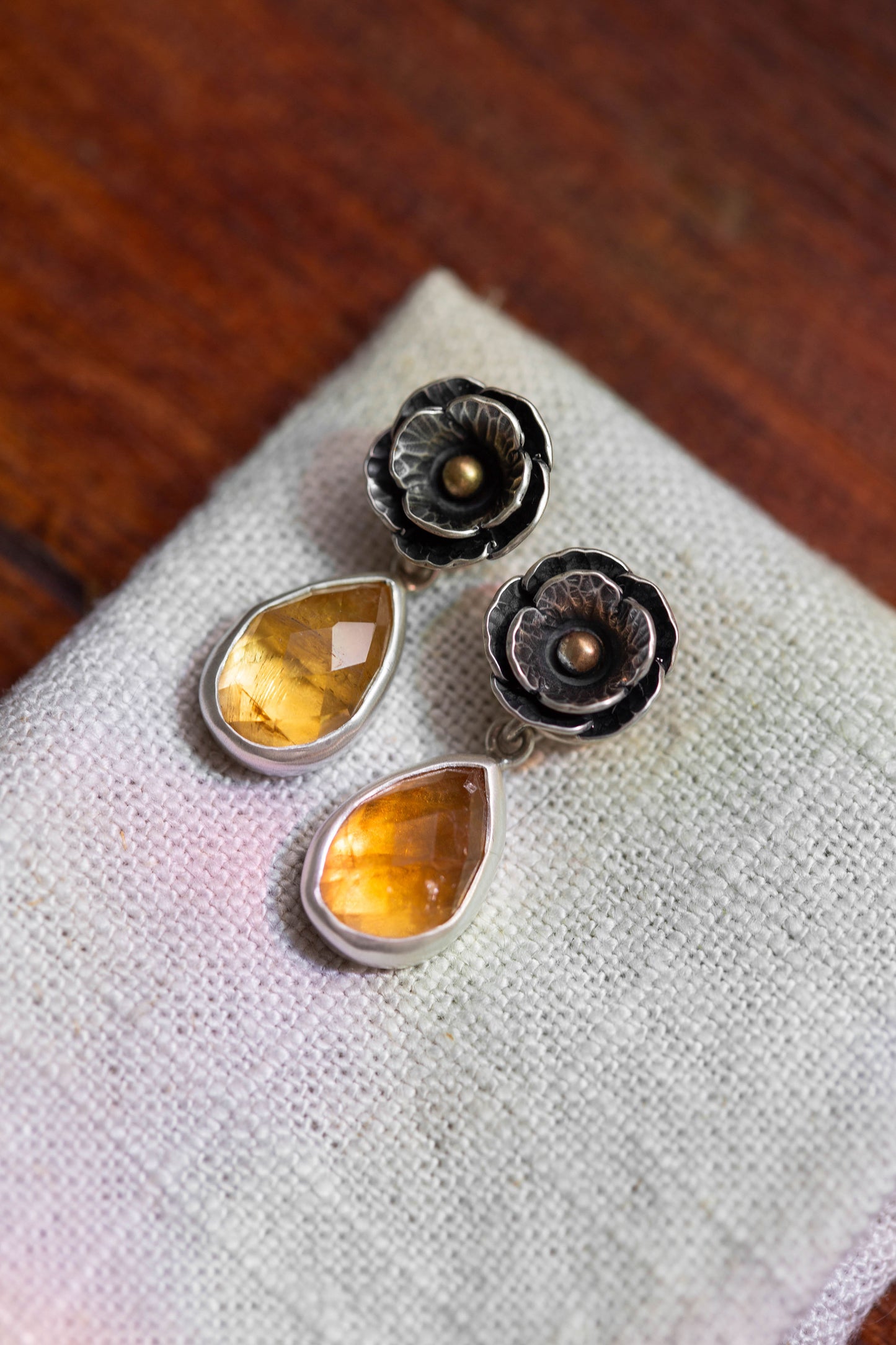 August Gold Stud Earrings | #26