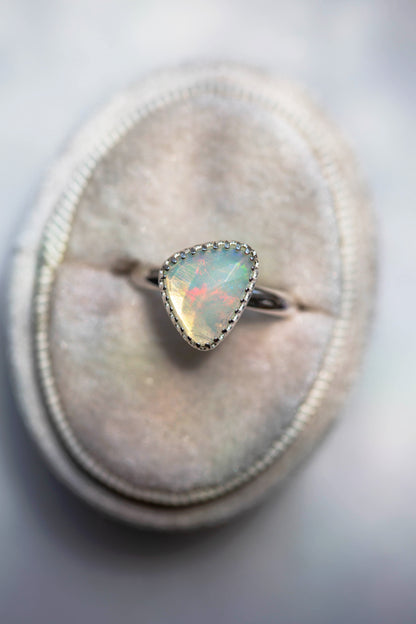 Size 7.75  |  Simple Opal Ring | #2