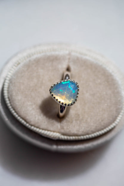 Size 6.75  |  Simple Opal Ring | #8