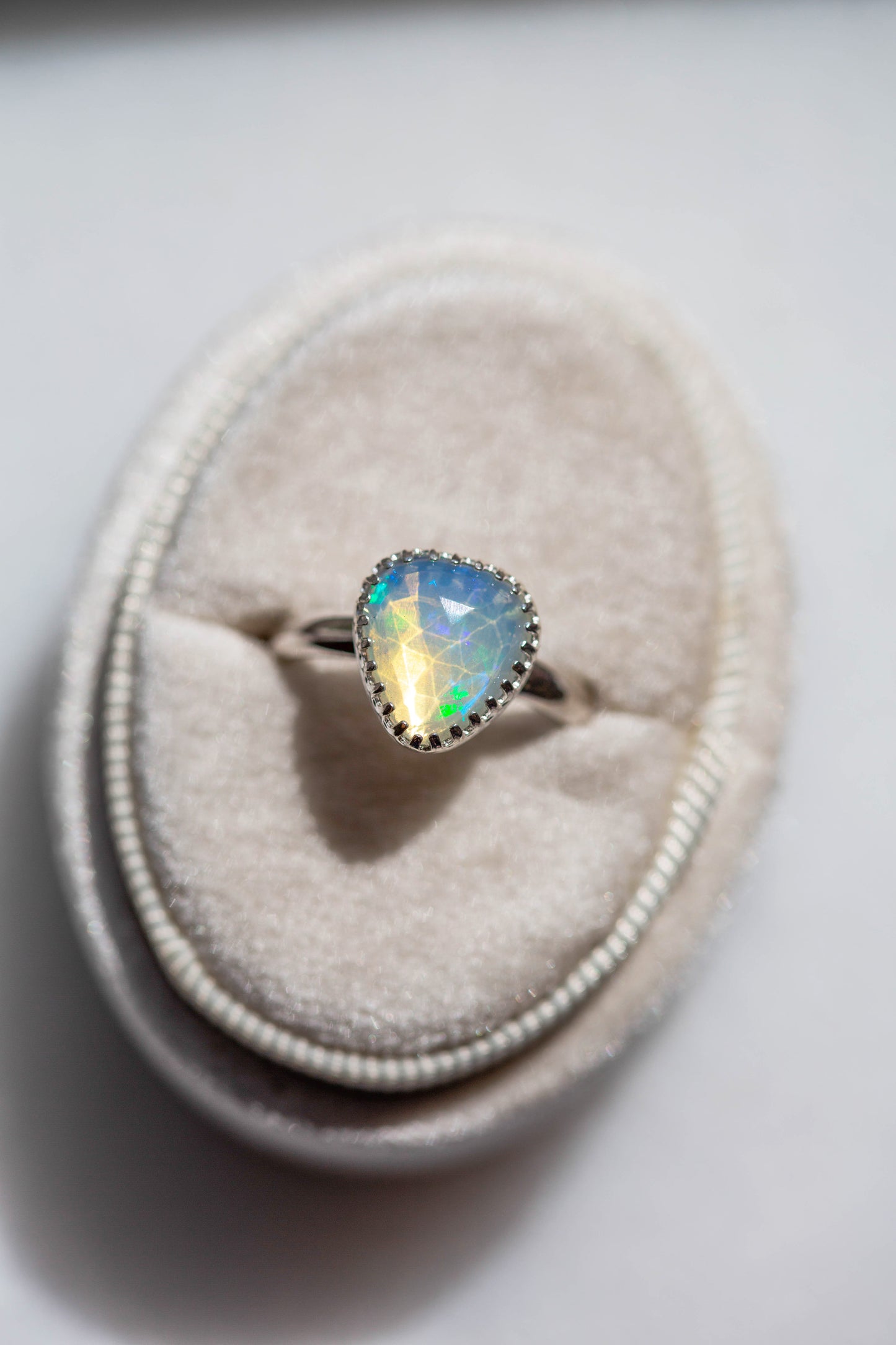 Size 6.75  |  Simple Opal Ring | #8