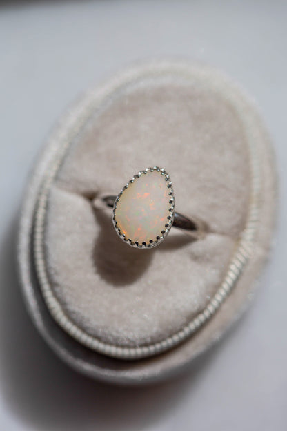 Size 7.25  |  Simple Opal Ring | #11