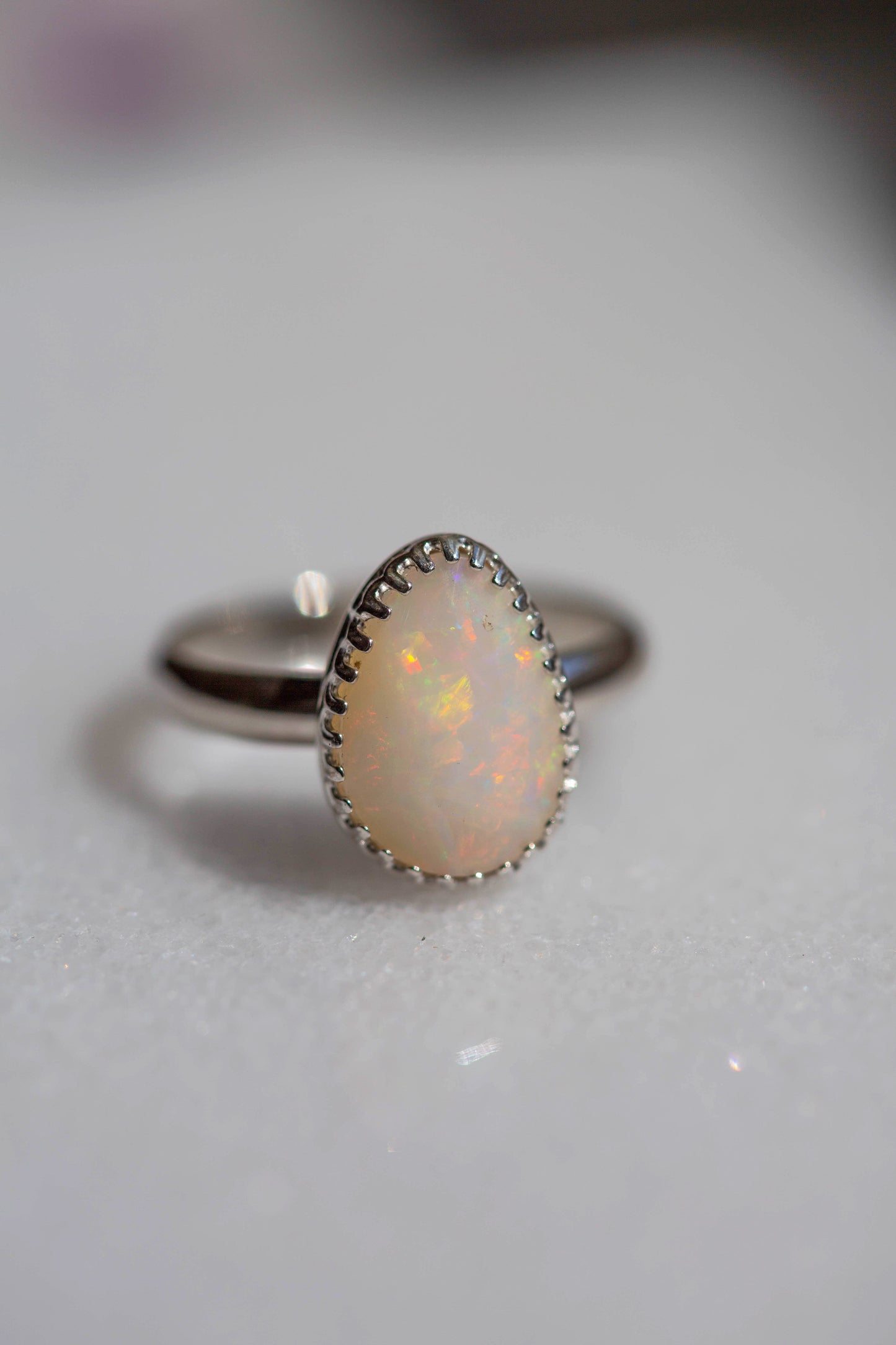 Size 7.25  |  Simple Opal Ring | #11