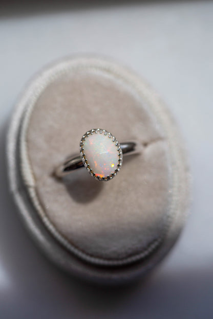 Size 9.5  |  Simple Opal Ring | #17