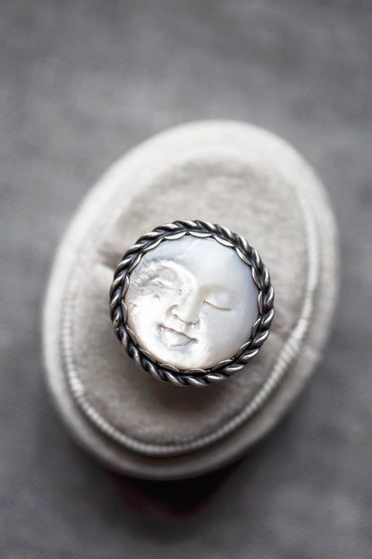 Lady in the Moon Ring