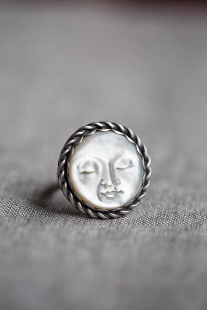 Lady in the Moon Ring