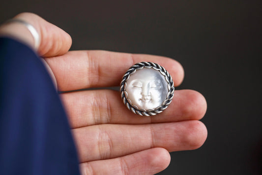 Size 7.5  | Lady in the Moon Ring  |  #12