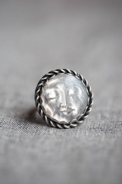 Lady in the Moon Ring